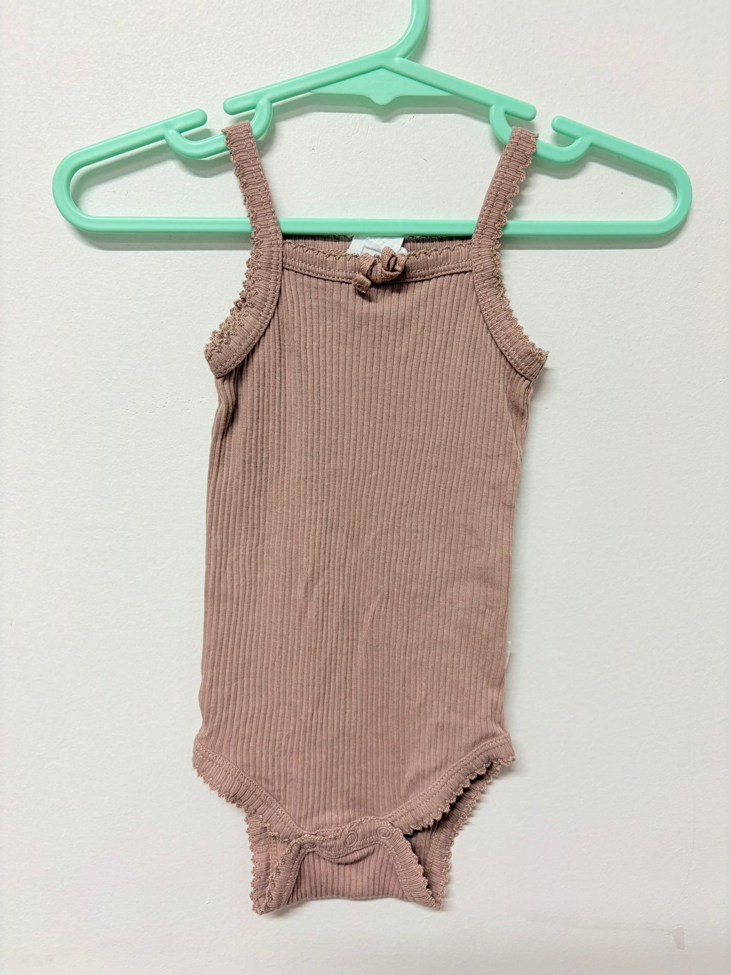 Size 00 Jamie Kay dusty pink bodysuit.