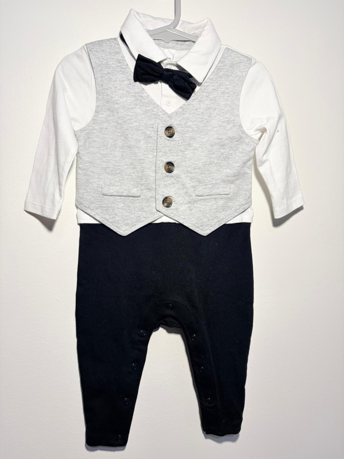 0 Dimples onesie waistcoat suit.