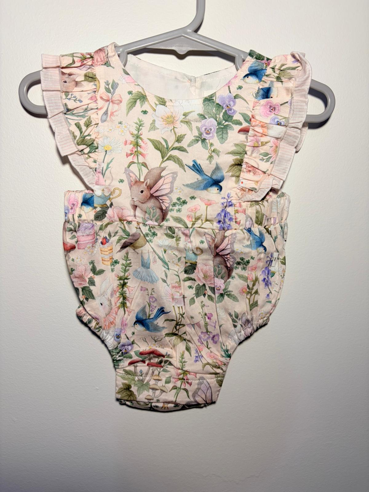 000 Fleur Harris cotton woodland romper.