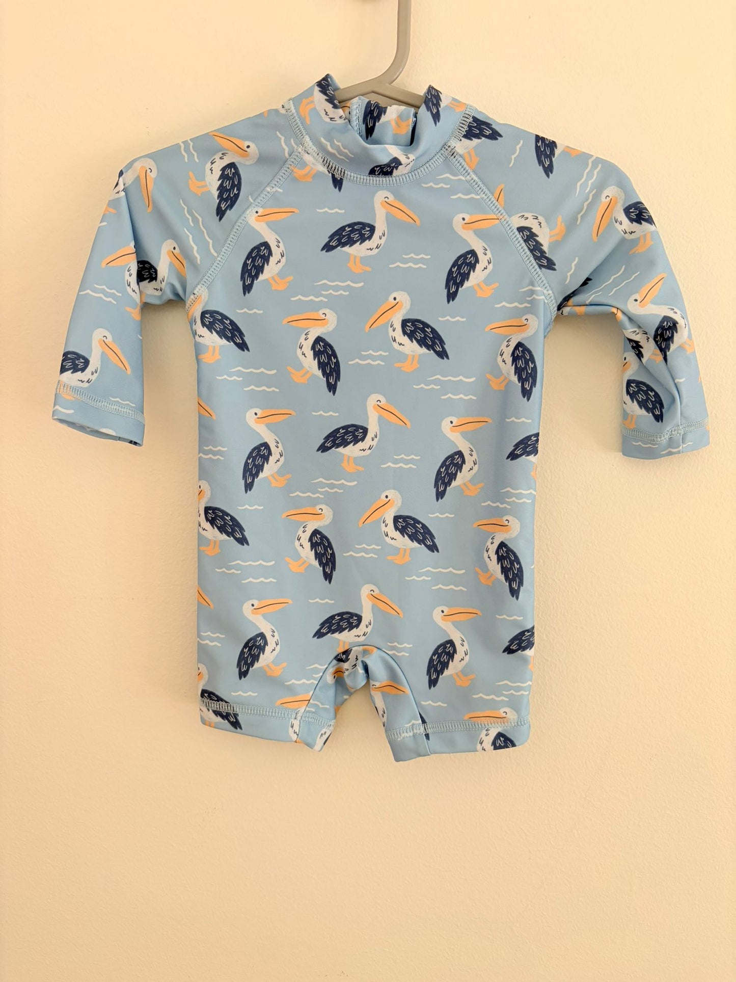 Swimwear Size 000 Sprout light blue pelican suit.