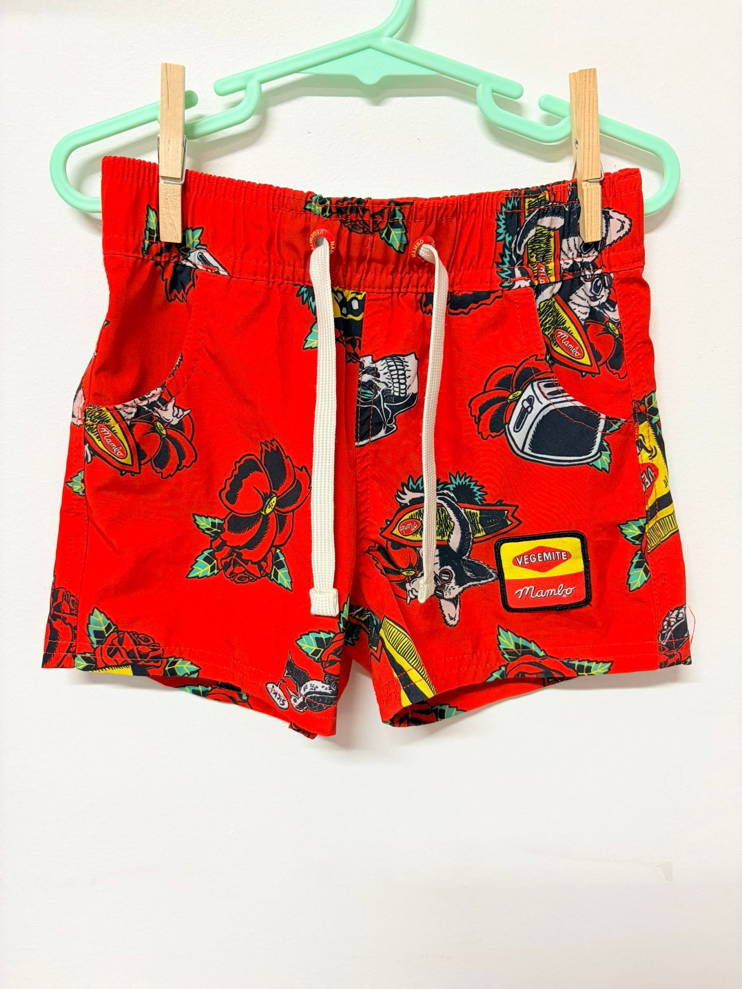 Size 3 Mambo Vegemite shorts.