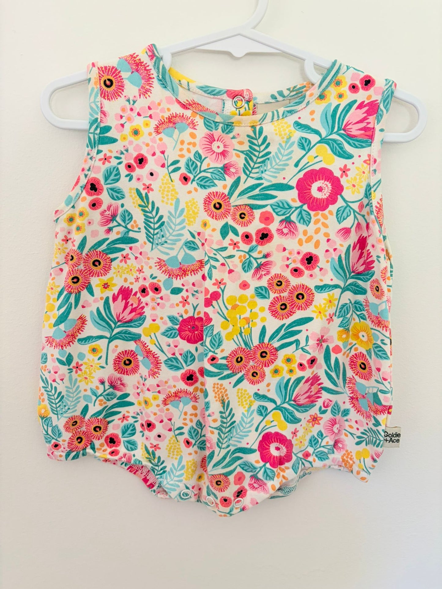 0 Goldie + Ace romper flower print.