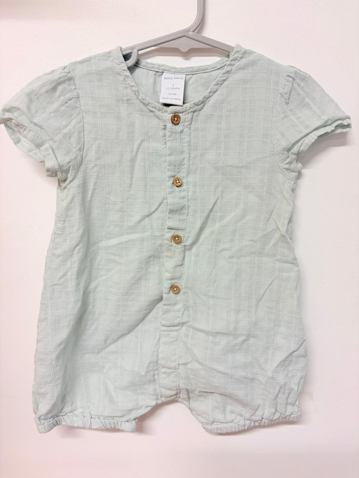 Size 1 Baby Berry cotton romper.