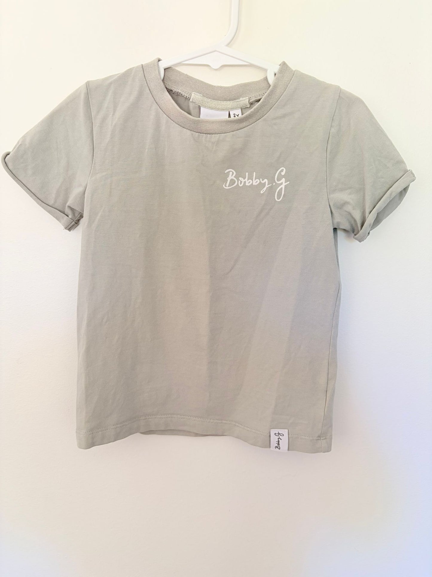 Size 2 Bobby G dusty green t-shirt