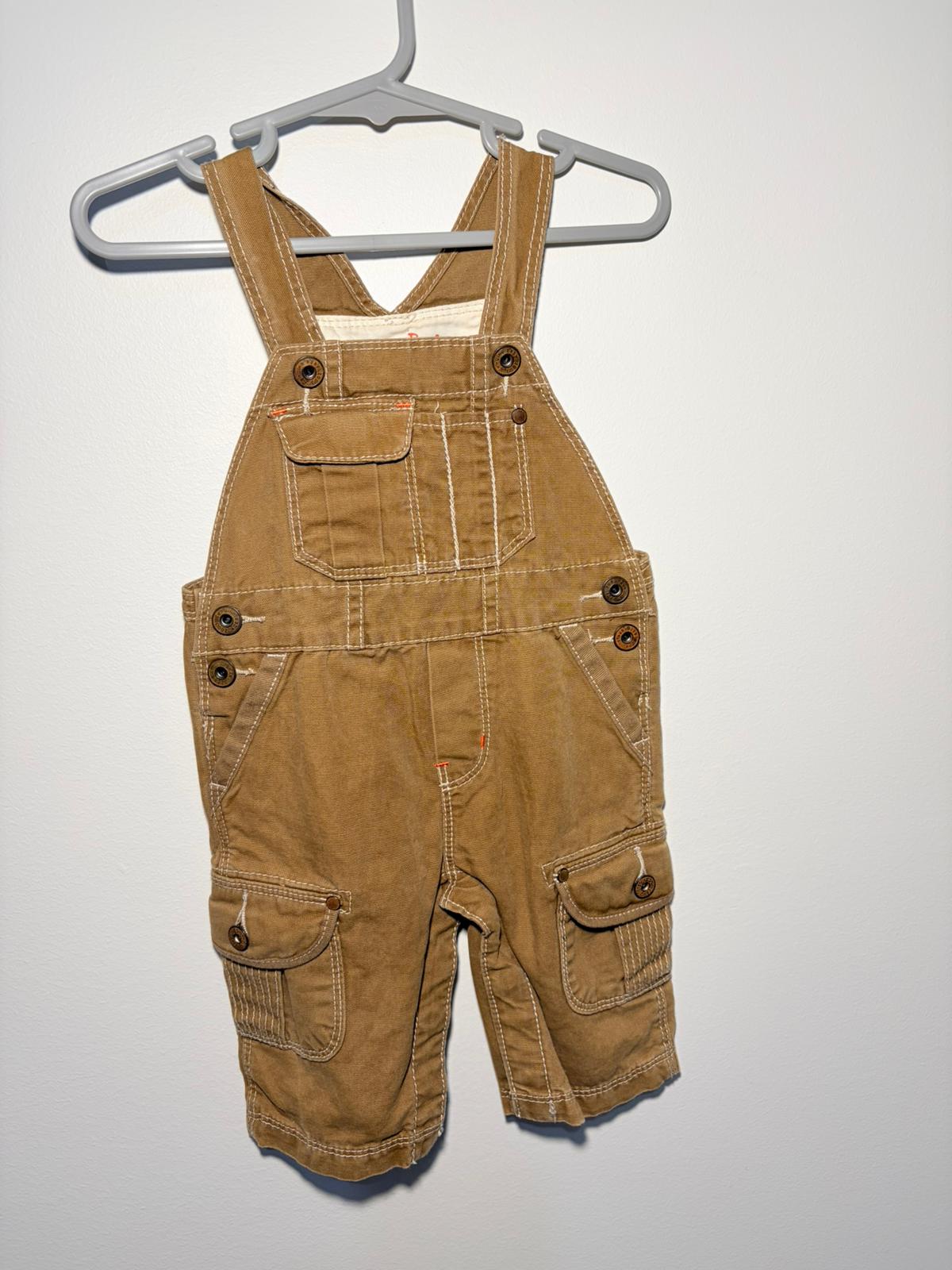 0 Oshkosh chocolate overall.