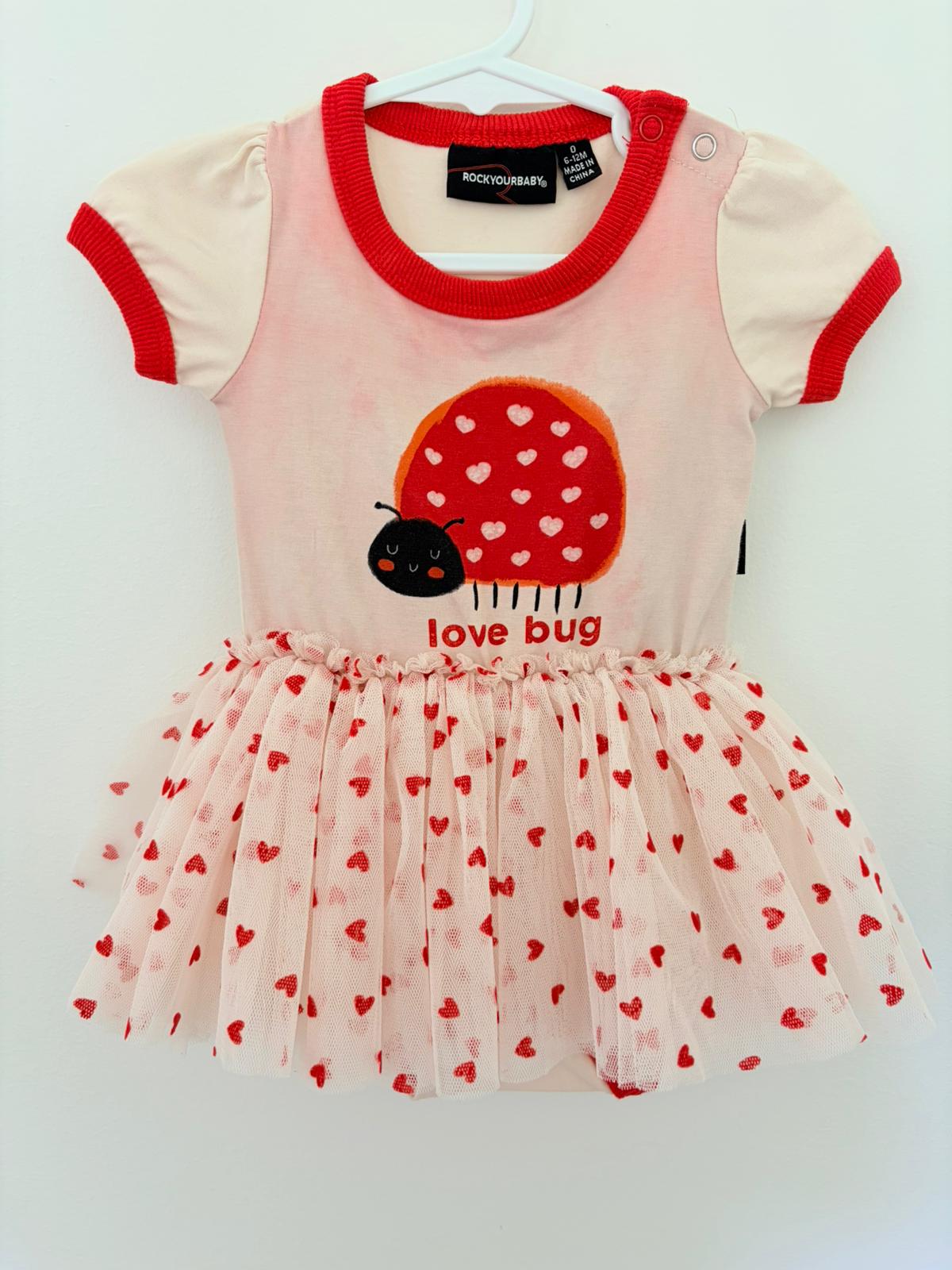0 Rock your baby ladybird tutu dress.