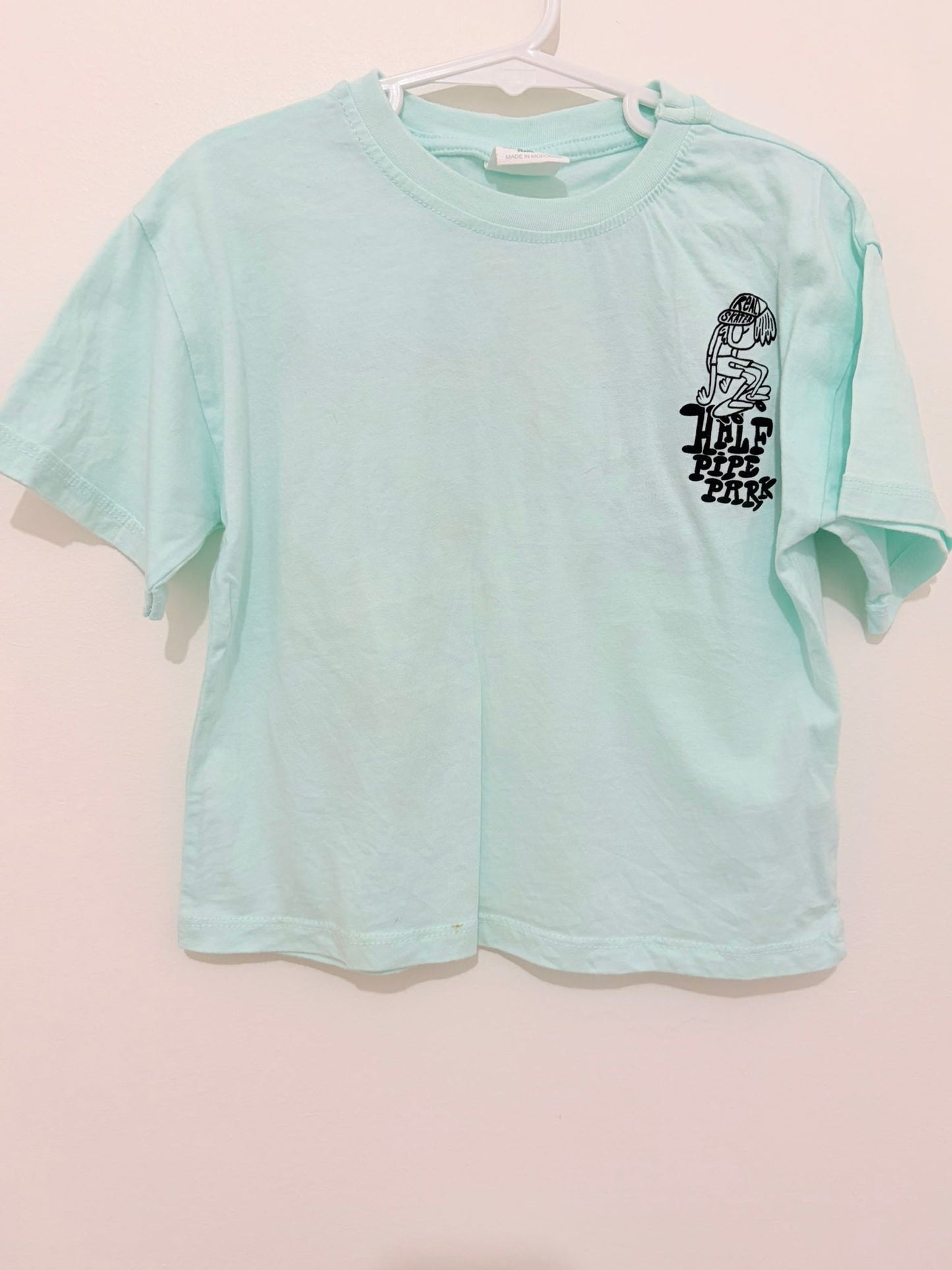 Size 2-3 years Zara light green T-shirt.