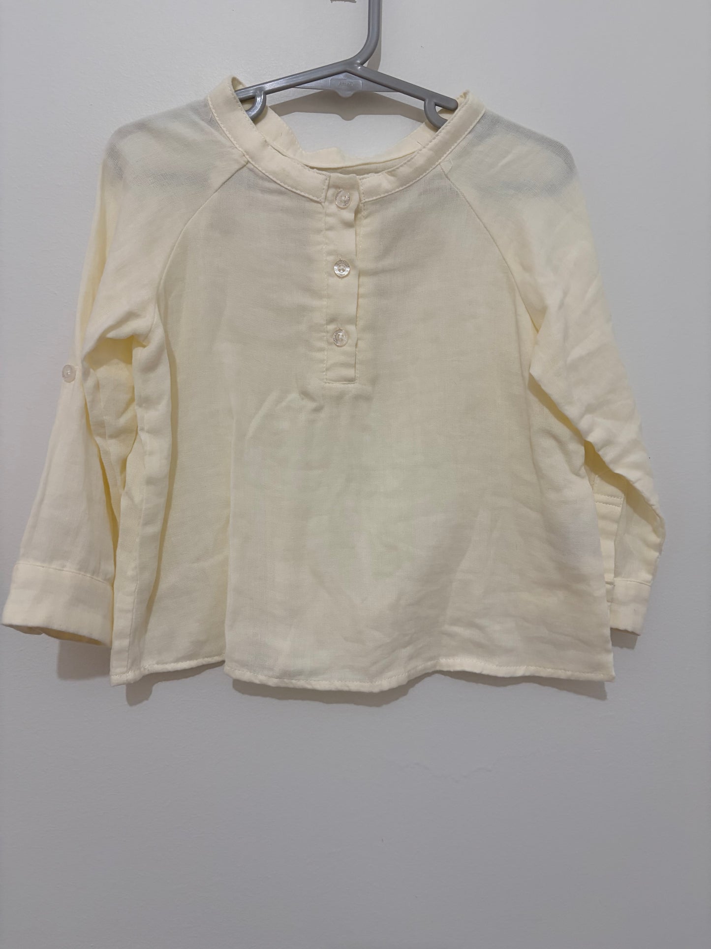 Size 2 Miann & Co cream light summer shirt