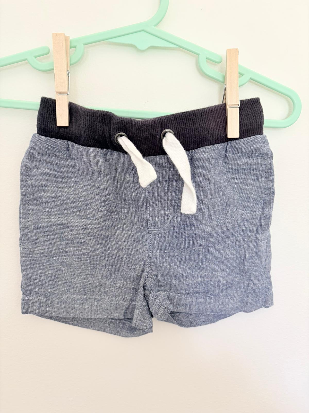 00 Andy & Evan denim look shorts.