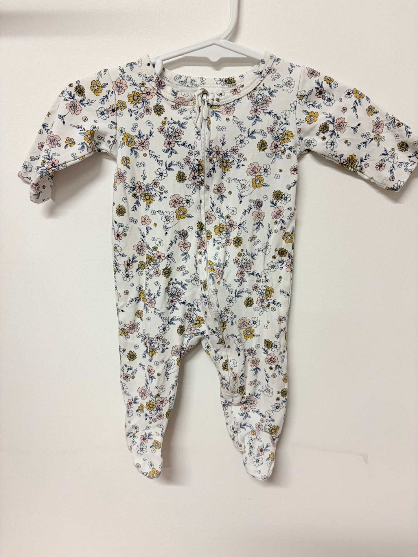 0000 Bebe floral onesie.