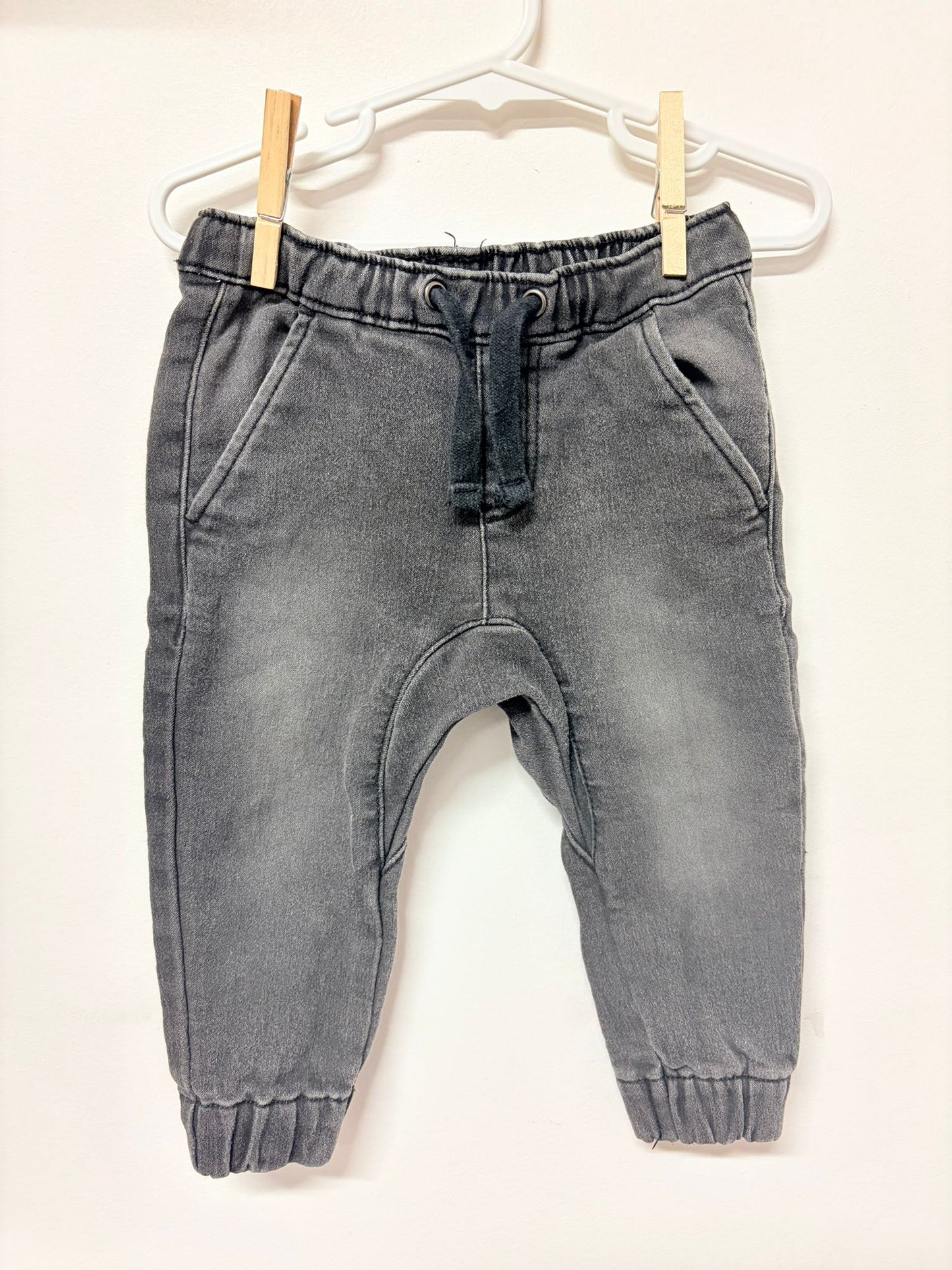 Size 1 Young original black soft denim pants.