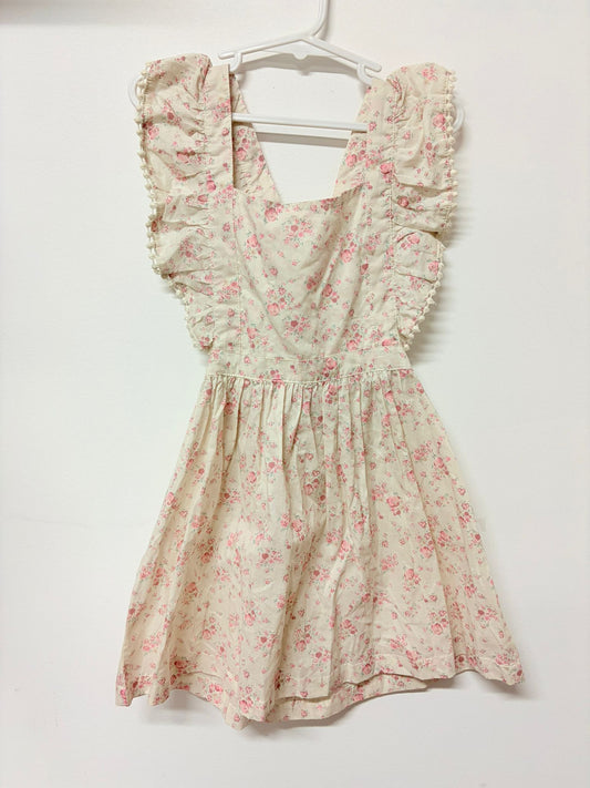 Size 3 (New with tags) Jamie Kay cream cotton dress with pink floral print.