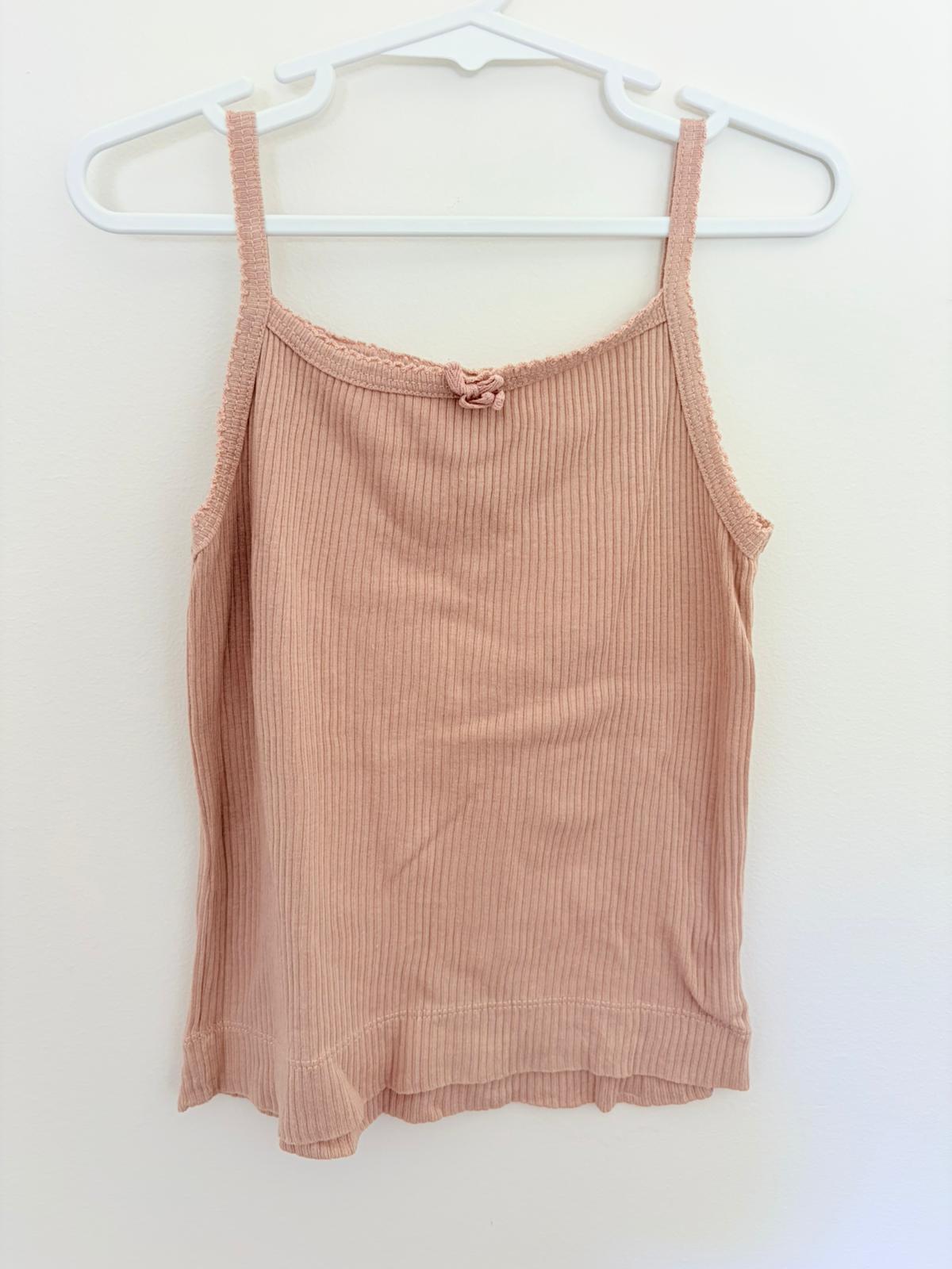 Size 3 Jamie Kay dusty pink ribbed top.
