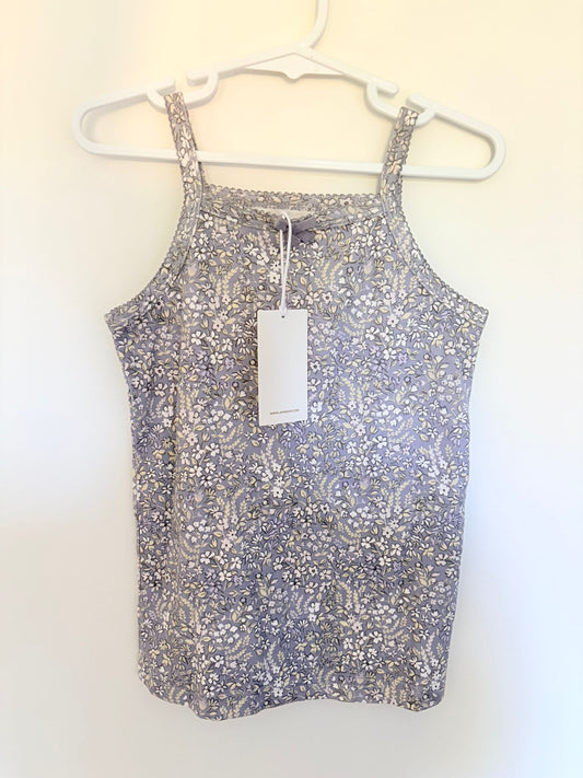 Size 4 (New with tags) Jaimie Kay grey floral print vest.