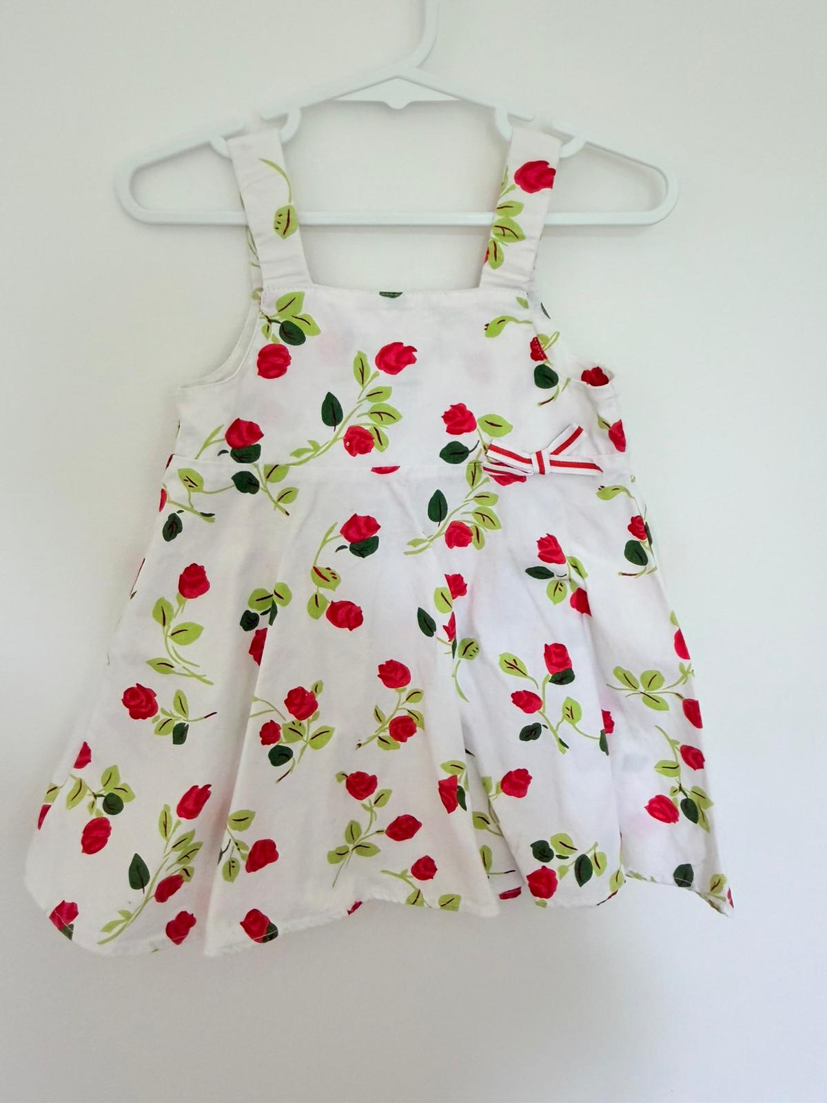 Size 1 Jellybean vintage cotton rose print dress.