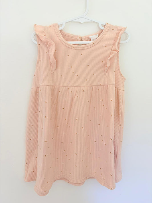 Size 3 Jamie Kay light pink dress mini flower print.