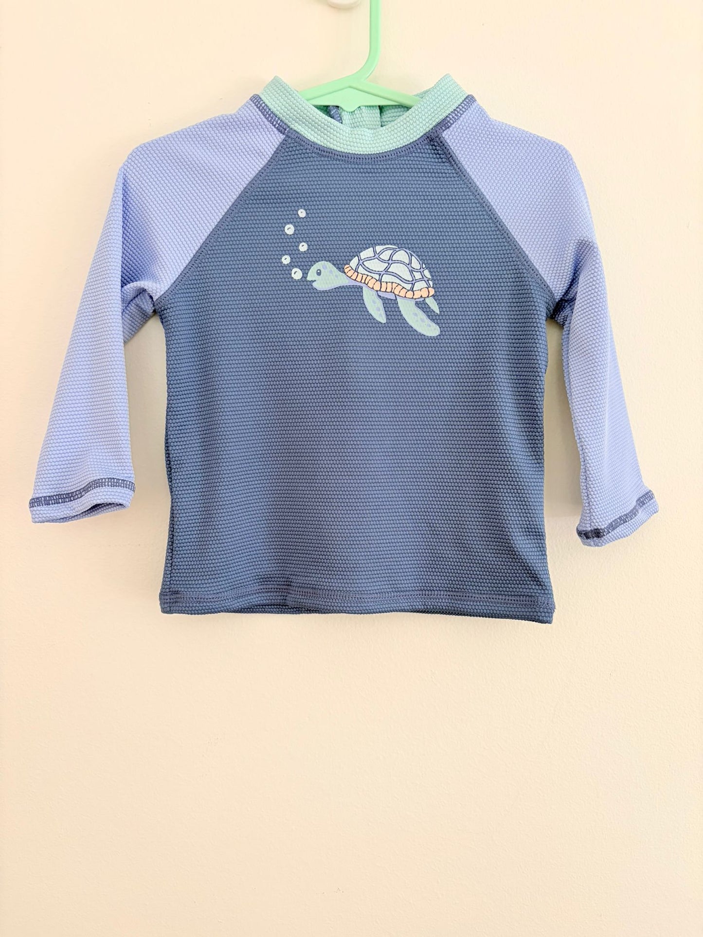 Swimwear size 1 Cotton on baby two piece turtle print set.