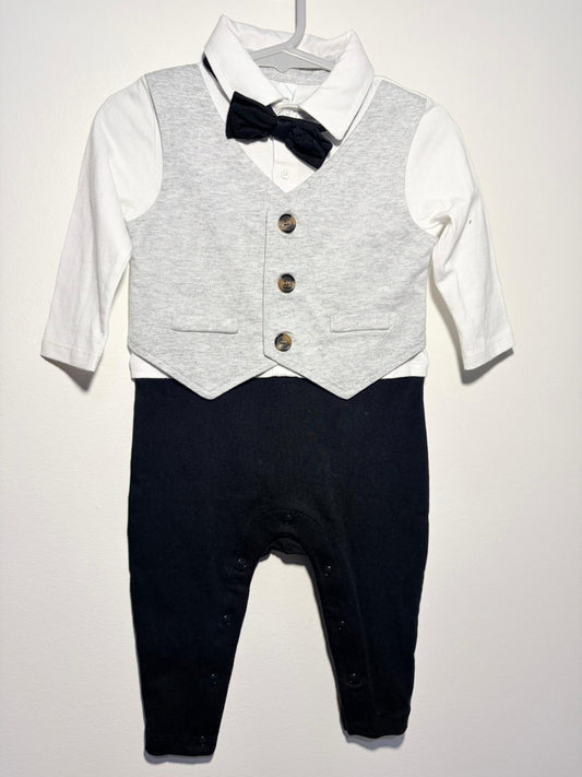 0 Dimples onesie waistcoat suit.