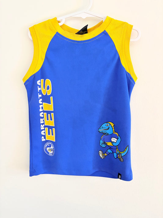 Size 4 NRL Parramatta eels supporter top jersey