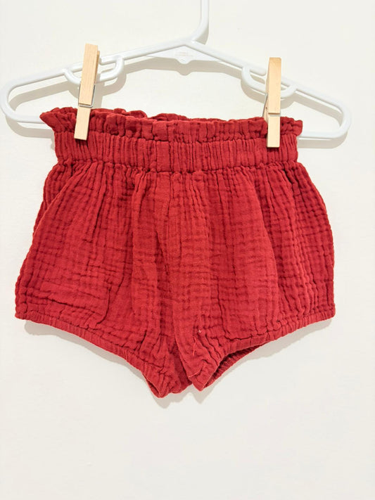 Size 1 Piper bug red linen bloomers.