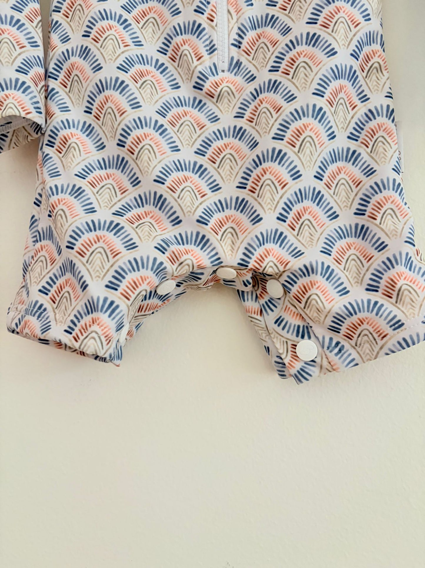 Swimwear size 12-18 months small Bare & Boho Art deco print suit.