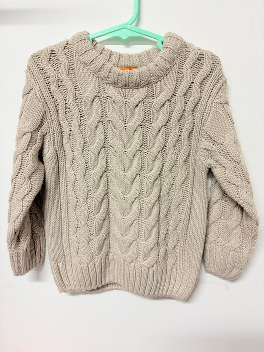 Size 3 Tilt beige knitted jumper.