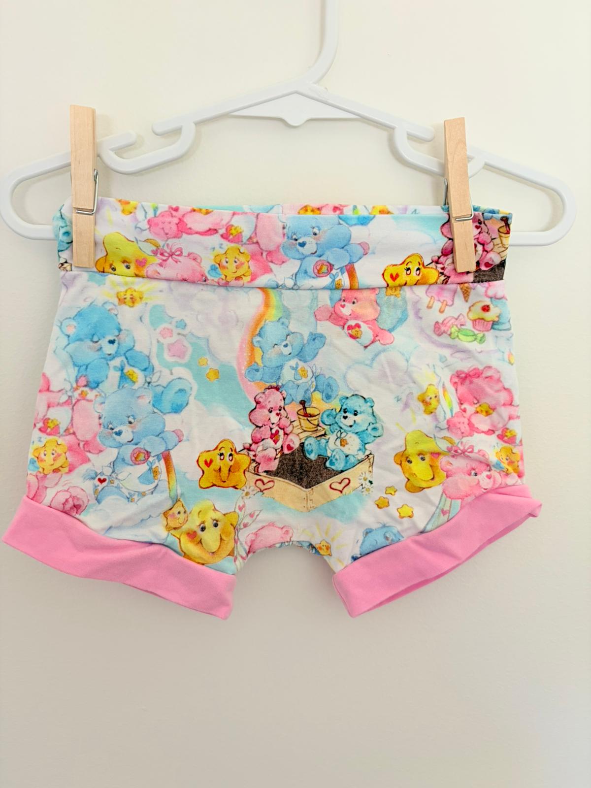Size 3 No label Care Bears print shorts.