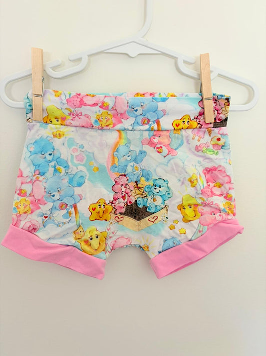 Size 3 No label Care Bears print shorts.