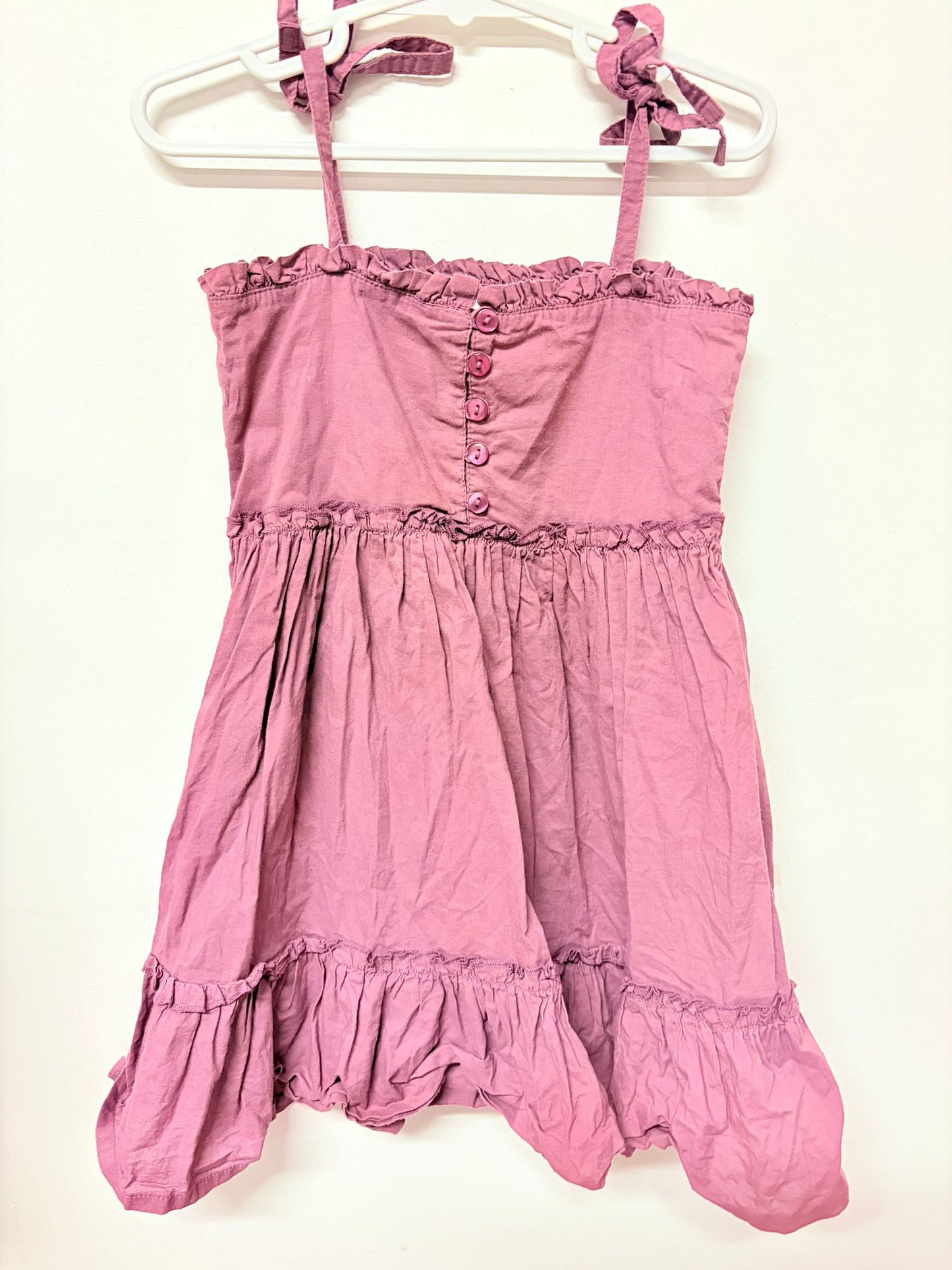 Size 3 Jamie Kay burgundy cotton dress.