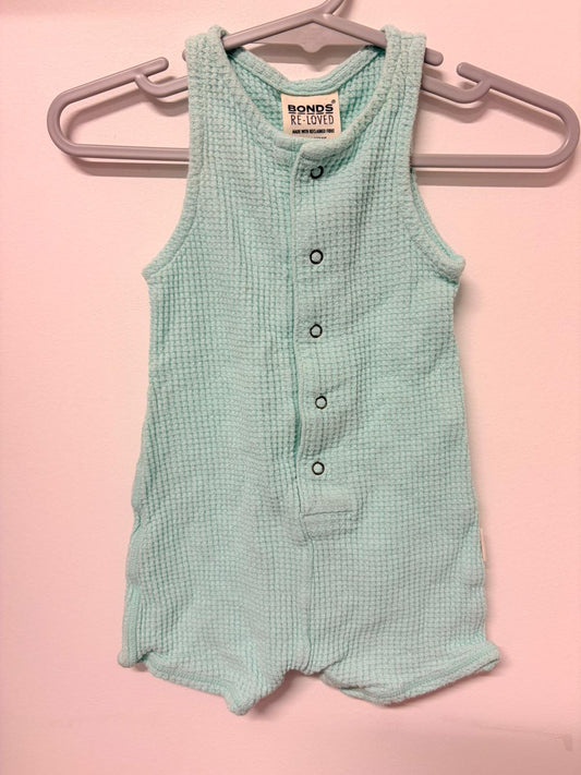 000 Bonds Re-loved summer onesie.