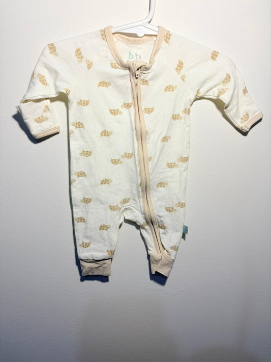 0000 Bilby onesie turtle print.