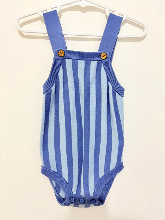 Size 1 Target knitted blue pinstripe suit.