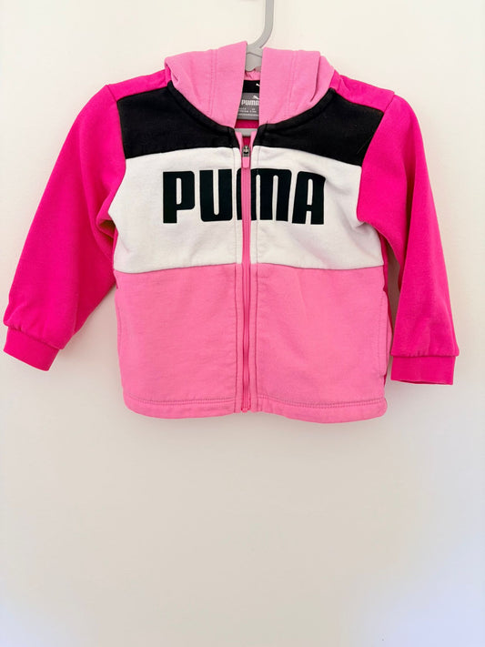 0 Puma two-piece pink & white tracksuit.