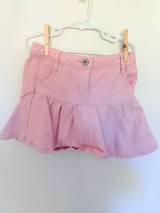 Size 3 Milkshake pink denim skirt.