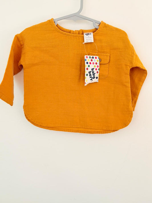 Size 0 (New with tags) Baby berry linen top.