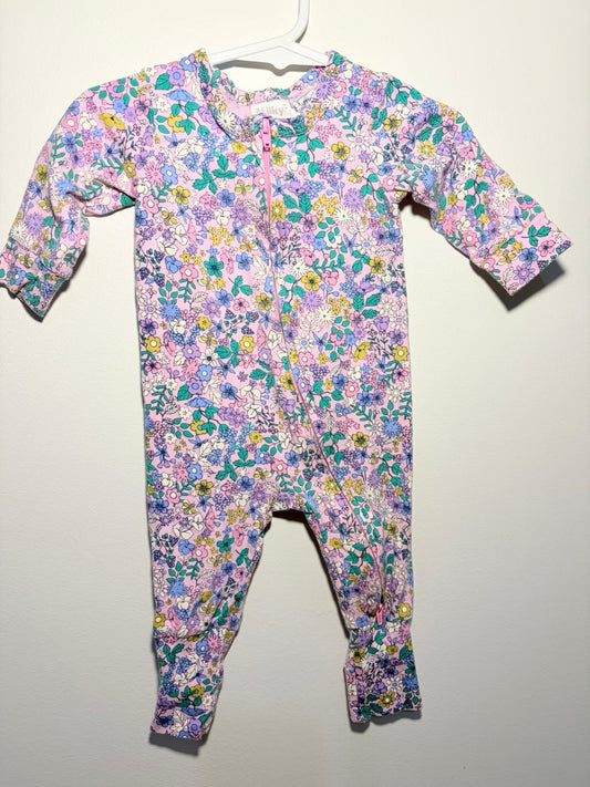 00  Milky floral onesie.