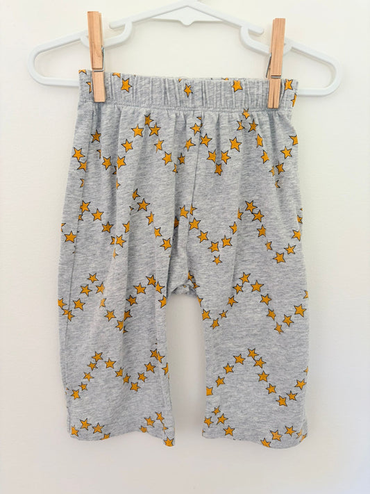0 Bonds grey pants star print.