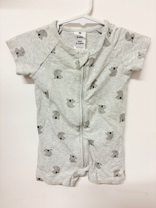 Size 000 Target summer koala print onesie.