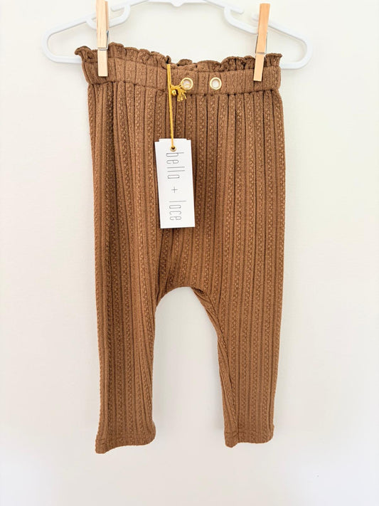 Size 2 (new with tags) Bella & Lace brown trousers.