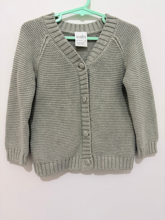 Size 2 Toshi chunky olive green knitt