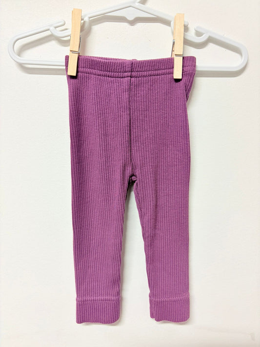 Size 000 Jamie Kay purple ribbed pants.