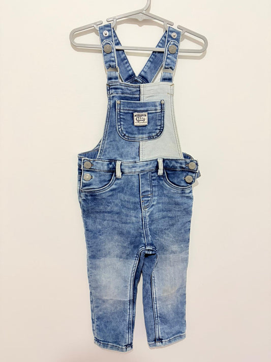 Size 1 H&M blue denim overalls.