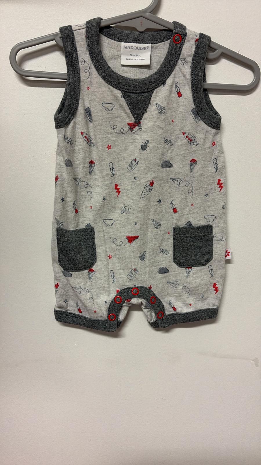 000 Marquise grey romper.