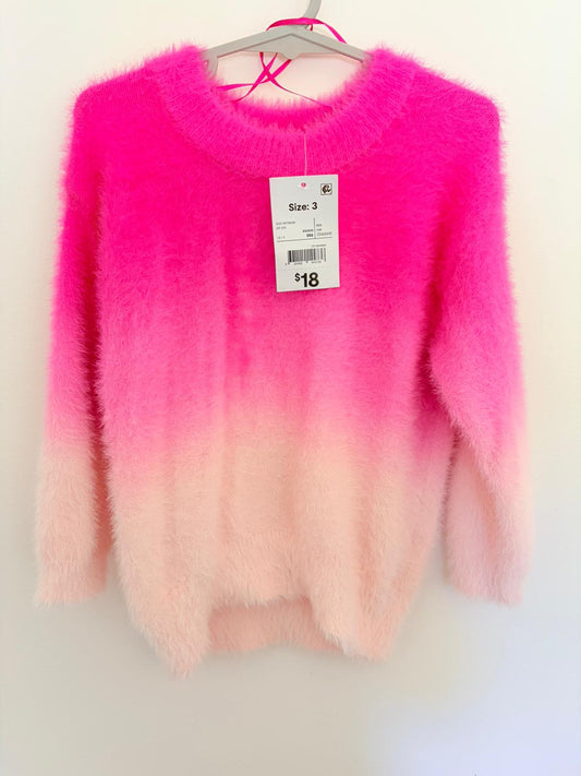 Size 3 ( new with tags) Anko hombre fluoro pink jumper.