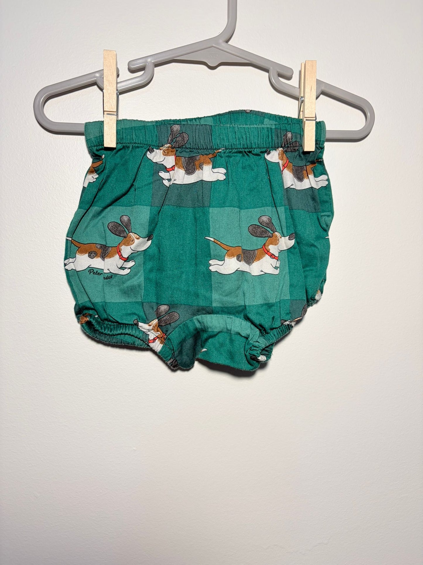 0 Peter Alexander summer pyjamas green/grey dog print.