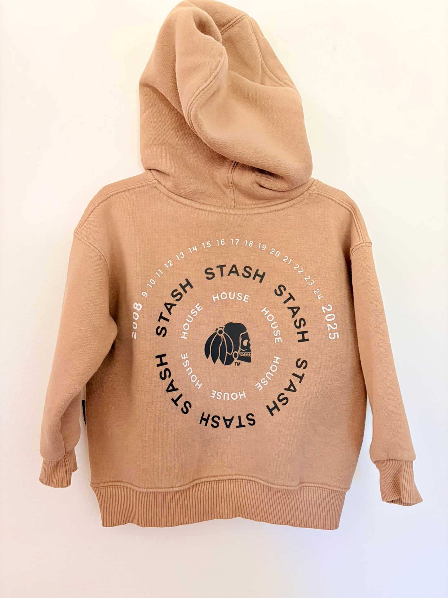Size 2 Stash house brown hoodie.