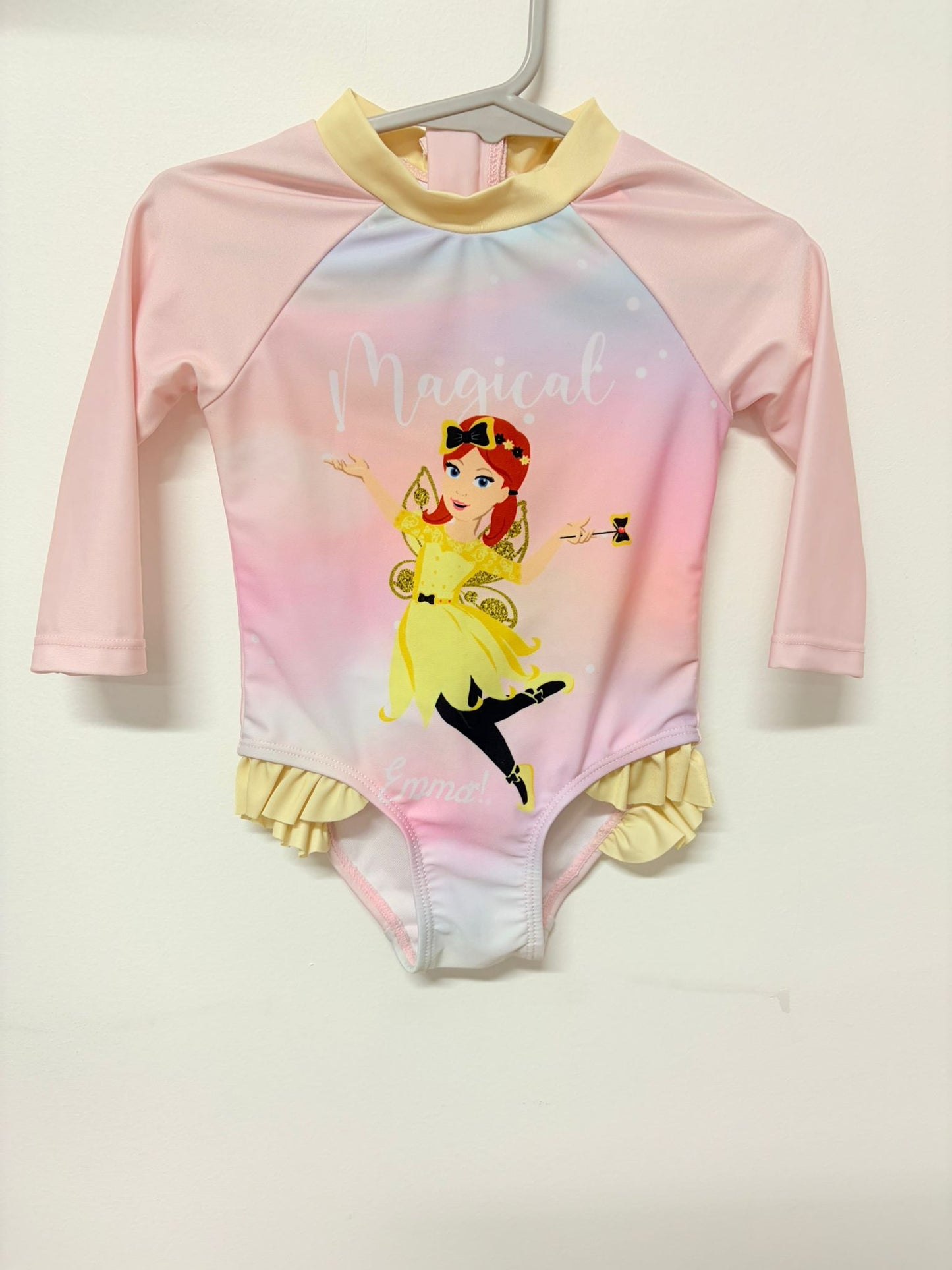 Size 1 Emma wiggle swimsuit.