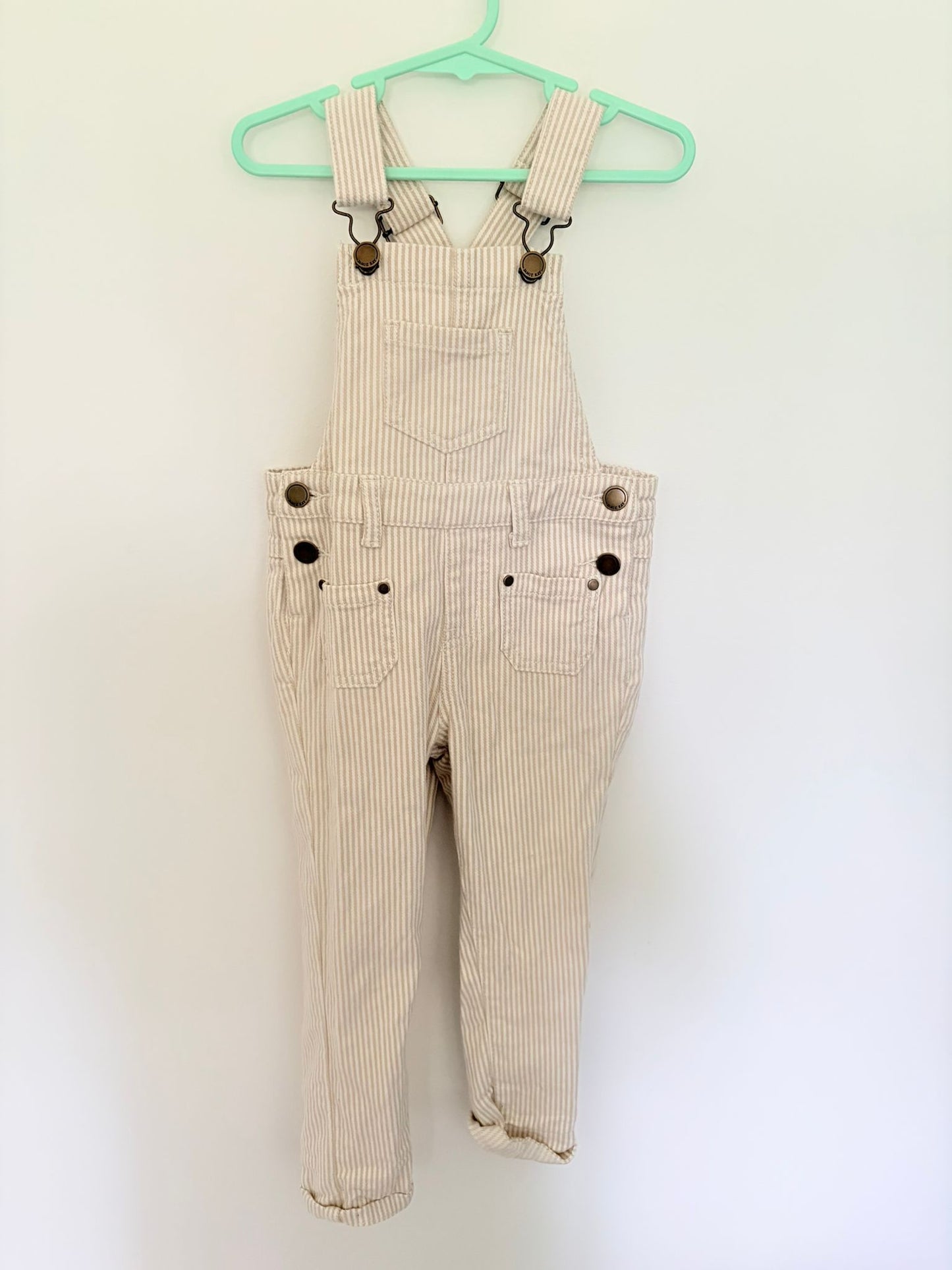 Size 3 Jaime Kay white/cream overalls.