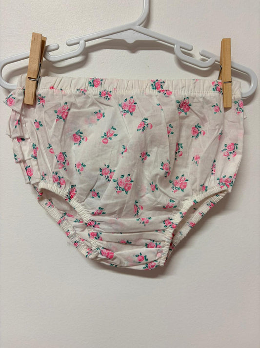 Size 1 (New with tag) Target thin cotton pink flower print bloomers.