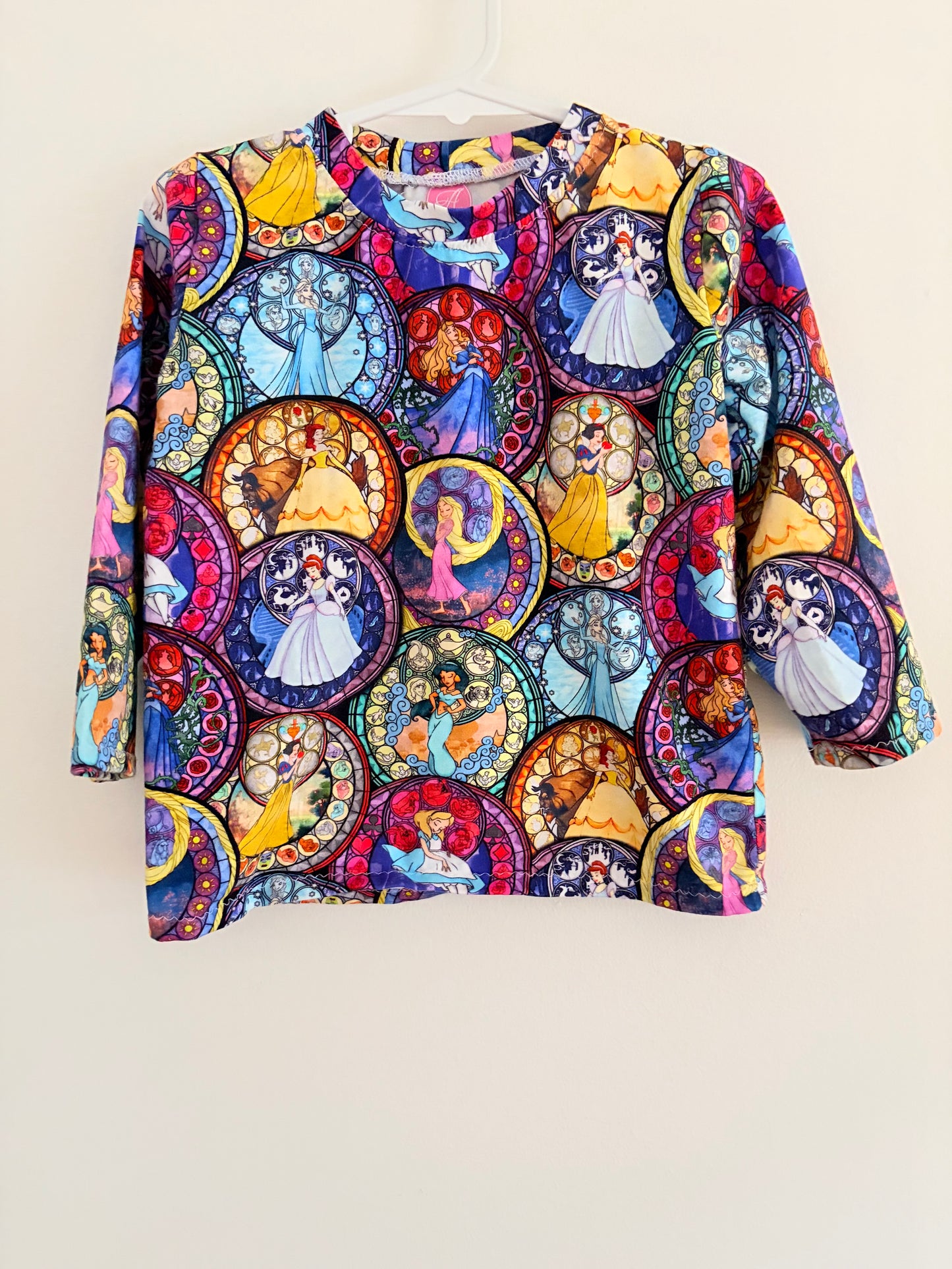 Size 3 Aurora‘s nook Disney princess long sleeved top 5% Lycra